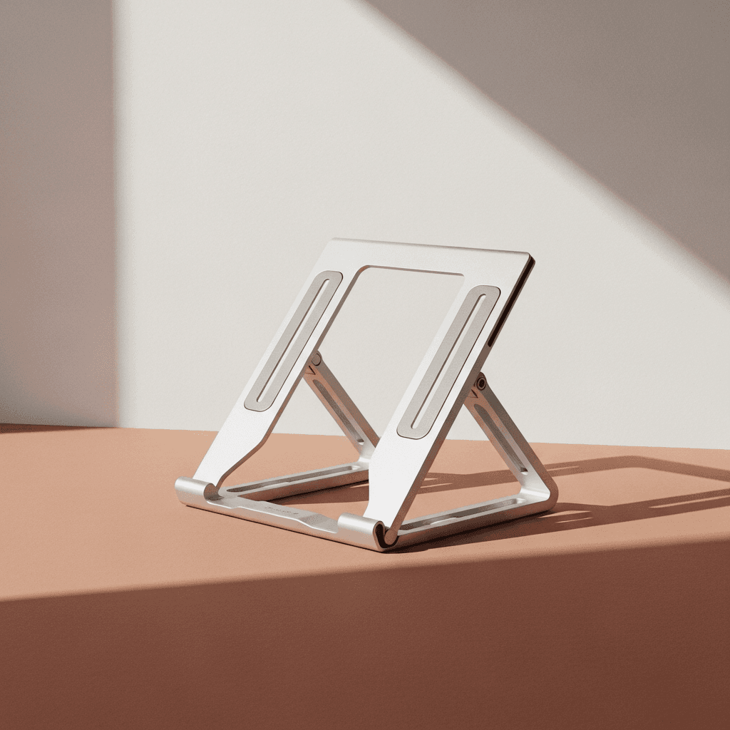 Lean Laptop Stand
